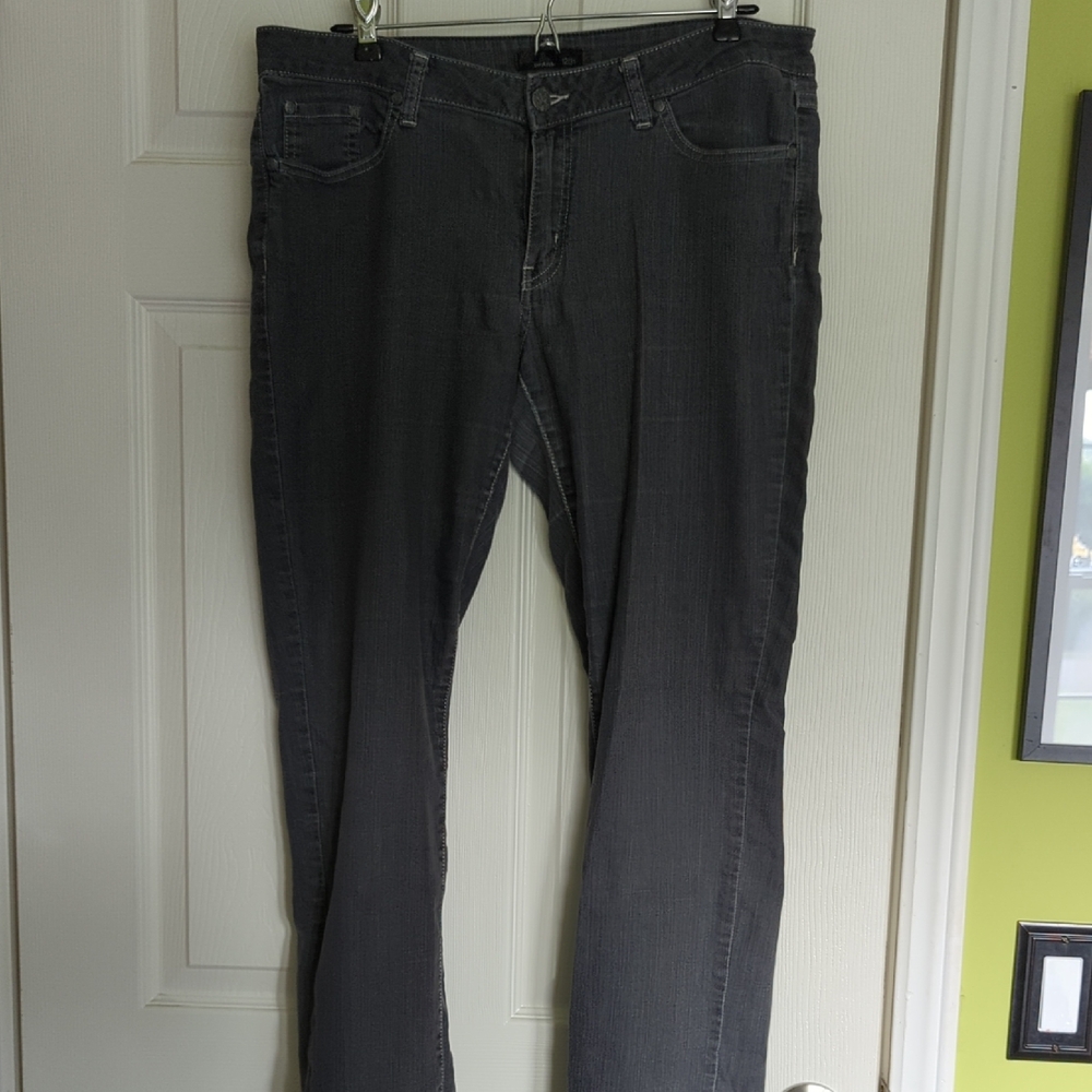 Prana Black Straight Leg Jeans Classic Style